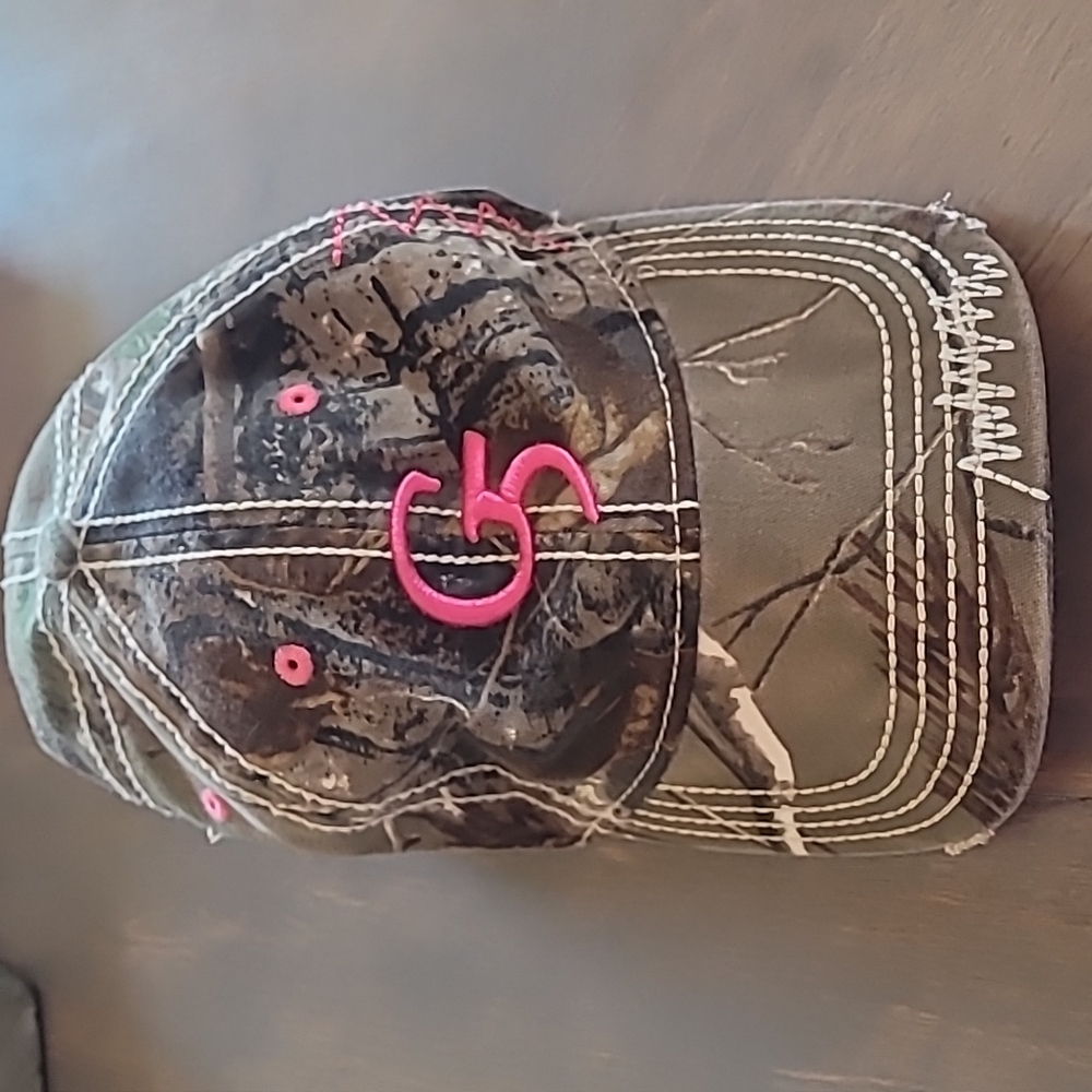 G5 DESIGNED TO HUNT Pink camo hat women's adjustable